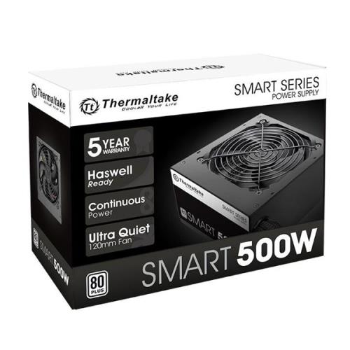 THERMALTAKE FUENTE THERMALTAKE 500W SMART WHITE 80 PLUS