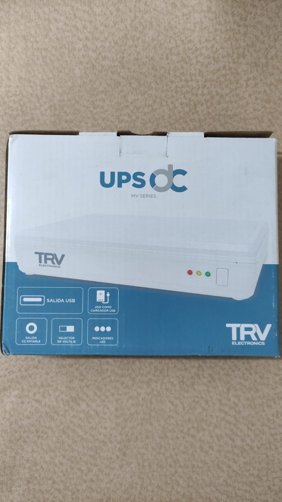 TRV UPS DC TRV 9/12 VDC SELECCIONABLE 12W + USB A 5V UDC003