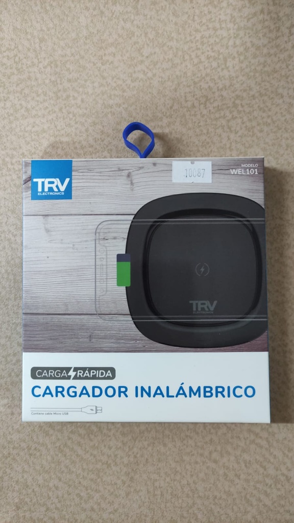 TRV CARGADOR INALAMBRICO WEL101/201 TRV DE CELULAR