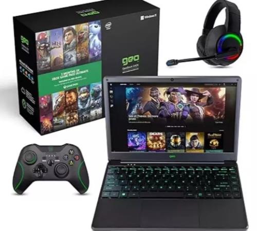 WINGS PC NOT GEOBOOK INTEL N4500 4GB  128GB  14.1HD  WIN11S + OFFICE 365 + HEADSET + CONTROL XBOX Ed.