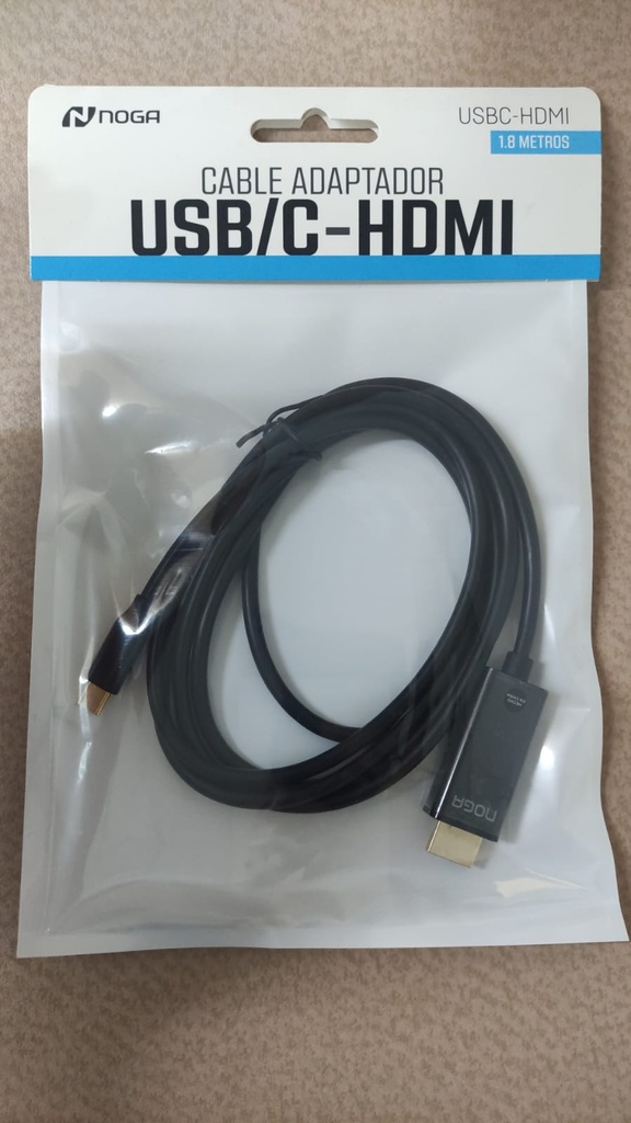 NOGA NET CABLE  USB TYPE-C  A  HDMI 4K 1,8 mts - NOGA - USB C-HDMI