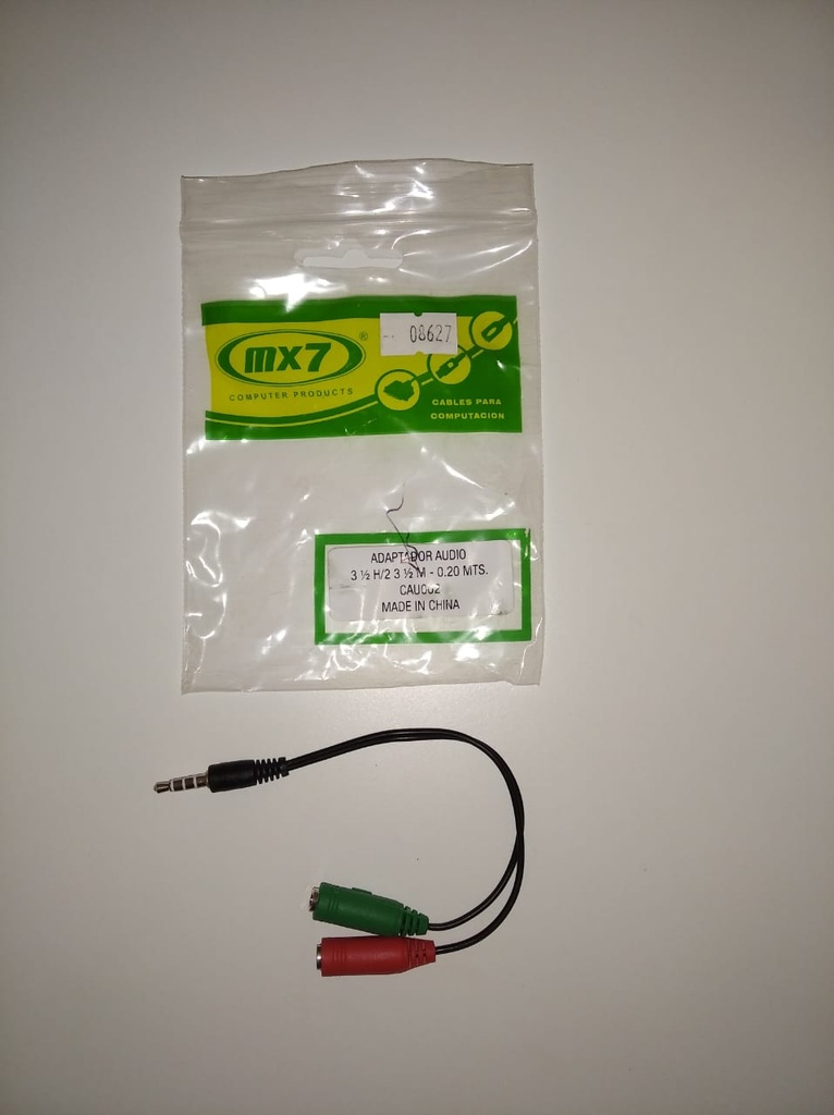 NOGA NET CABLE ADAPTADOR AURICULAR / PLAY PS4  CAU002 3.5 PLUG (M) A 2  3.5 (H)
