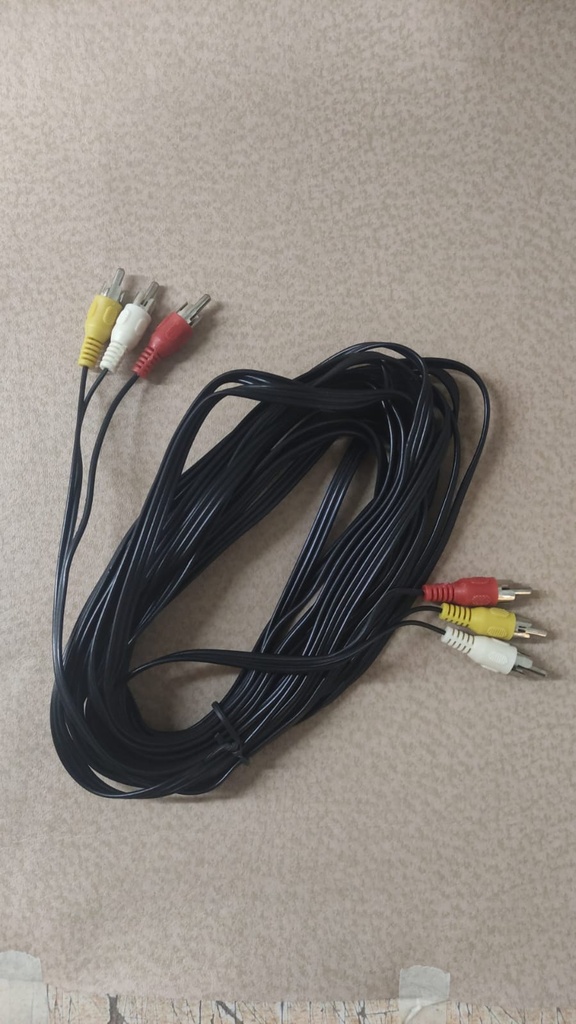 MX7 CABLE AUDIO/VIDEO 3 RCA (M) A 3 RCA (M)  - 7.5MTS - MX7 CAU021