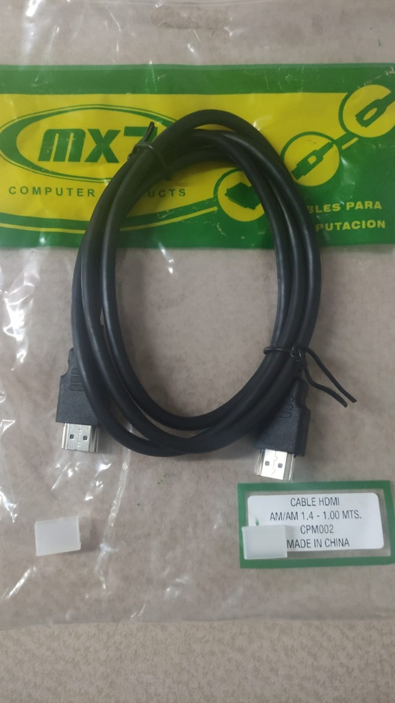 MX7 CABLE HDMI MX7  1.00 MTS M-M CPM002
