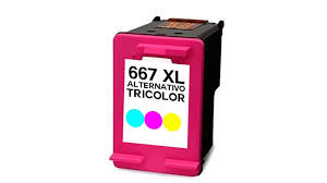 HP CARTUCHO HP ALTERNATIVO 667 XL COLOR  18ML - 3YM78AL