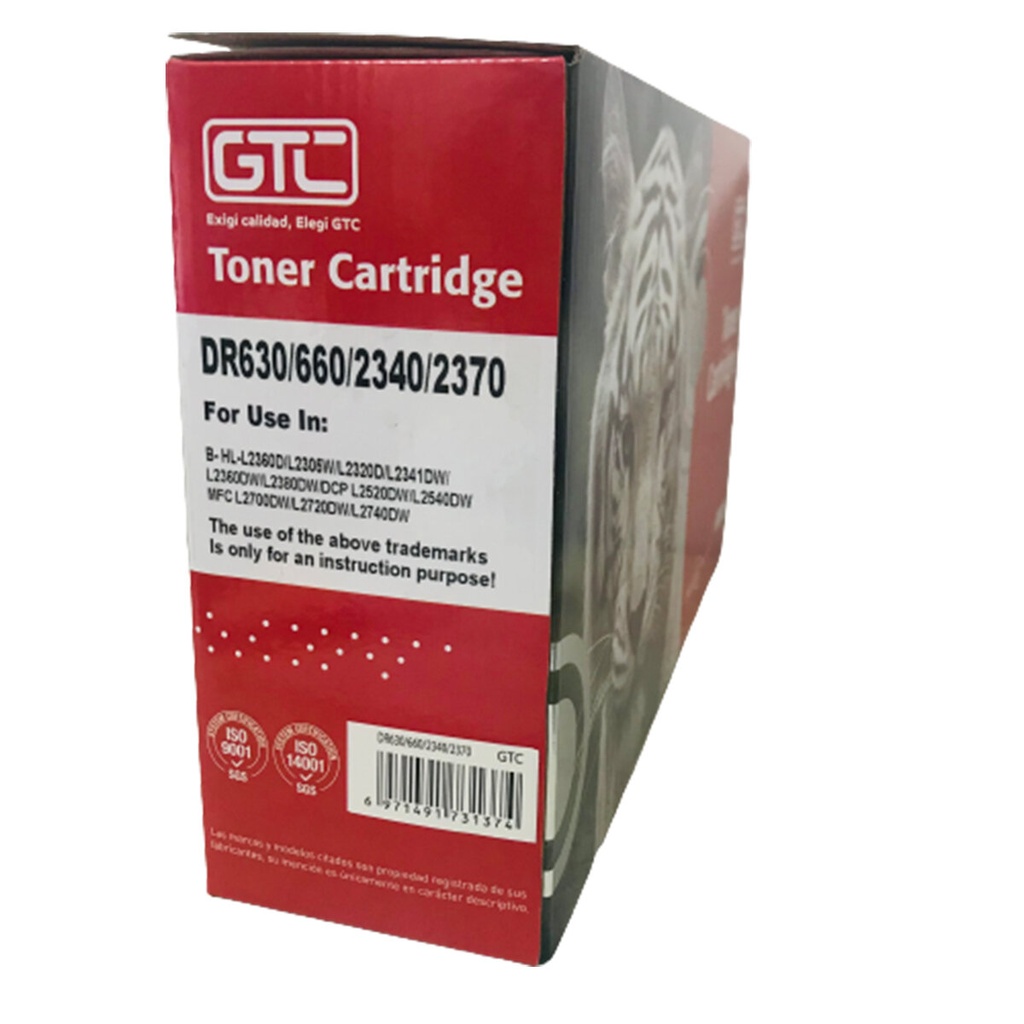 BROTHER TONER ALTERNATIVO BROTHER TN 630/660  2.6K  2300 / 2340 / 2365 / 2360 / 2370 / 2380