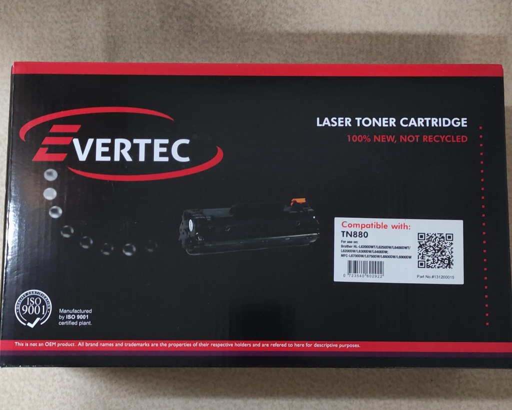 BROTHER TONER ALTERNATIVO BROTHER TN 880 /850 8K (HL5100/5000/5200/6200/6400)