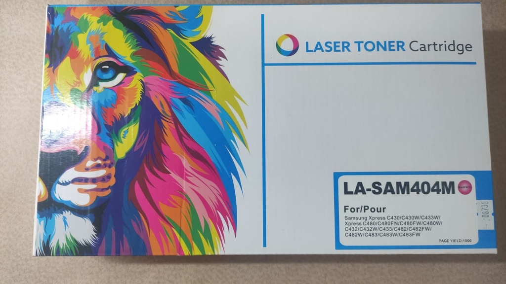 SAMSUNG TONER ALTERNATIVO SAMSUNG C430/32/33/480/82 / K 404M MAGENTA