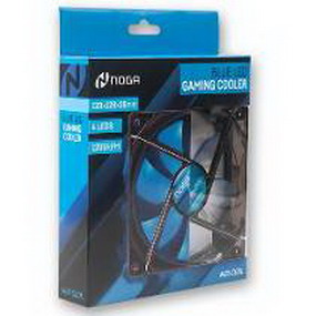 NOGA NET COOLER GAB/FUENTE 120X120 LED AZUL NOGANET
