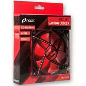 NOGA NET COOLER GAB/FUENTE 120X120 LED ROJO NOGANET