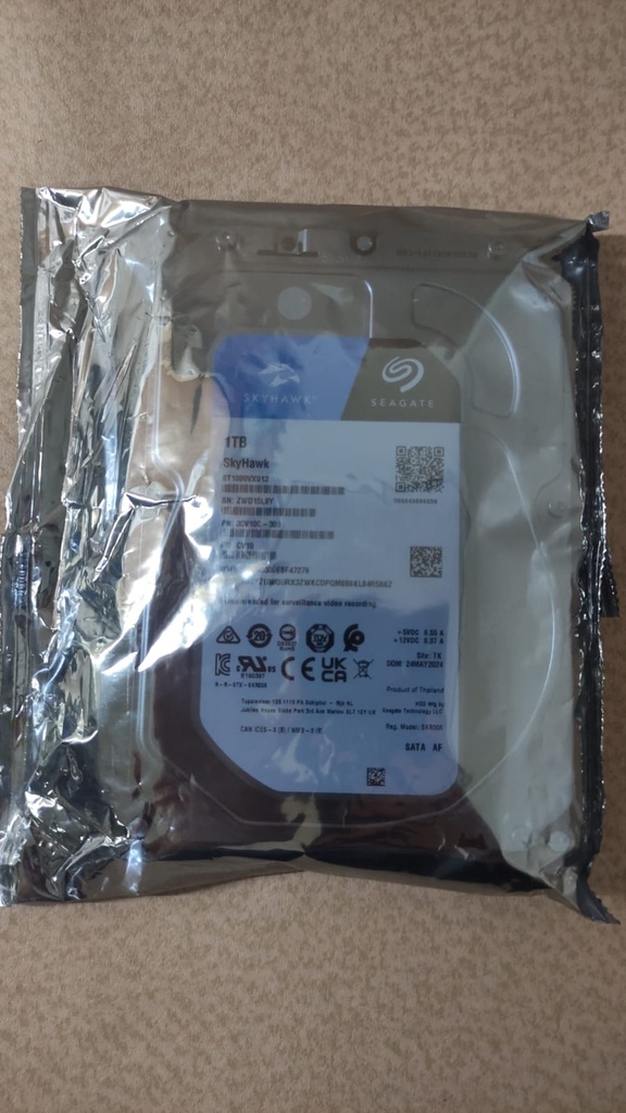 SEAGATE DISCO SATA III 1 TB  256MB SEAGATE SKYHAWK