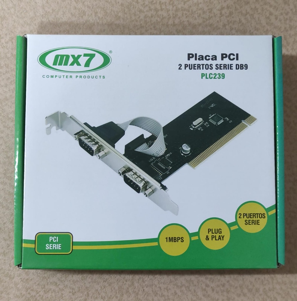 NOGA NET PLACA PCI SERIAL 2 P MX7 - PLC239