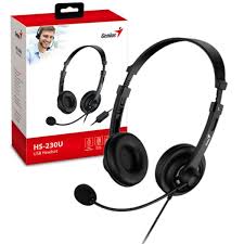 GENIUS AURICULAR C/MIC GENIUS HS-230U USB DIGITAL STEREO