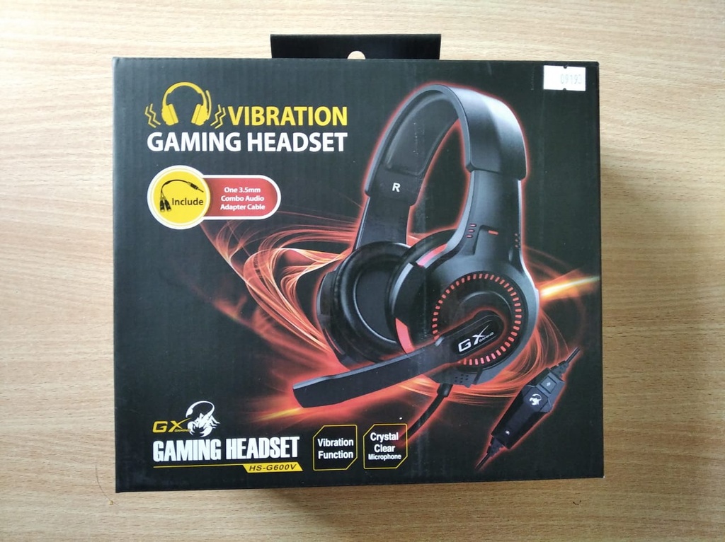 GENIUS AURICULAR C/MIC GENIUS HS-G600V GAMMING C/VIBRACION