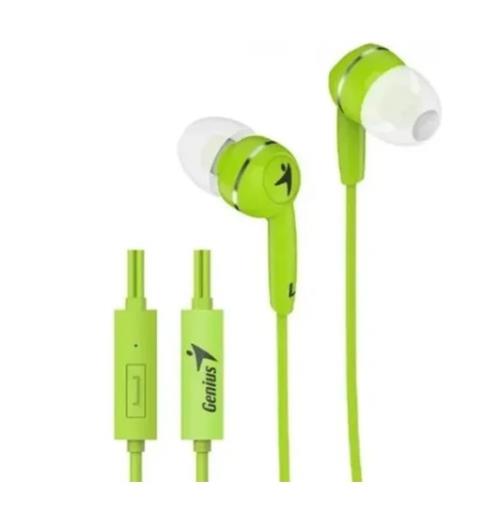 GENIUS AURICULAR C/MIC GENIUS HS-M300 VERDE