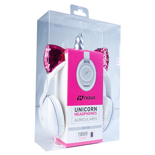 NOGA NET AURICULAR C/MIC NOGANET UNICORN UX-100RS - ROSA