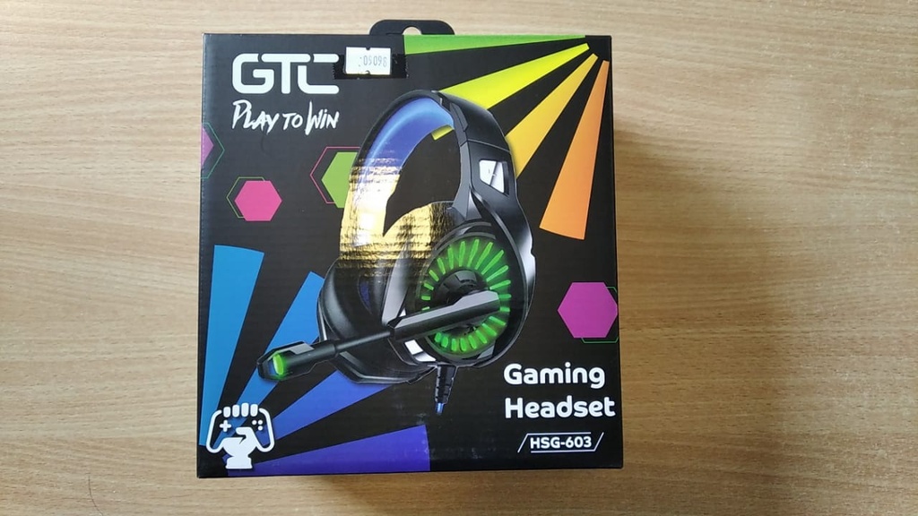 BKT AURICULAR GTC GAMER HSG-603 C/MIC  USB + 3.5 C/ VOLUMEN LUCES DINAMICAS