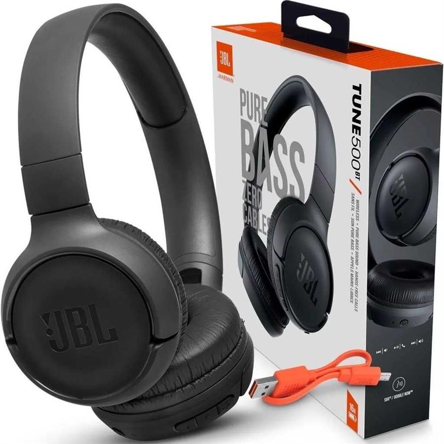 JBL AURICULAR JBL T500 - BLACK