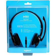 LOGITECH AURICULAR LOGITECH C/MIC H151 BLACK