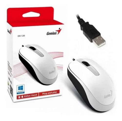 GENIUS MOUSE GENIUS NS OPTICO DX120 WHITE USB