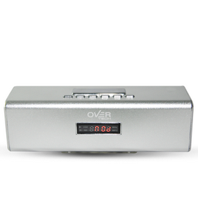 OVERCASE PARLANTE OVERTECH 2.0 SG-301SILVER C/BAT USB/SD