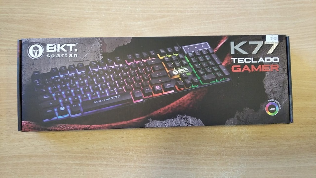 BKT TECLADO BKT GAMER MULTIMEDIA K77 RETROILUMINADO SIMIL MECANICO