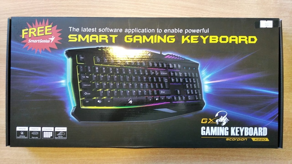 GENIUS TECLADO GX/GENIUS SCORPION K220 GAMING