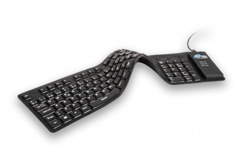 NOGA NET TECLADO NOGANET FLEXIBLE NEGRO USB
