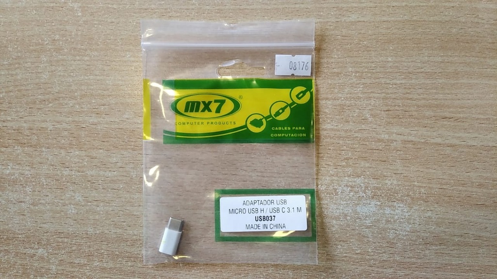 MX7 ADAPTADOR USB MICRO USB HEMBRA A USB C 3.1 M USB037 -MX7 -