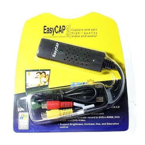 PCT CAPTURADORA DE VIDEO EASYCAP A/V ANALOGICO