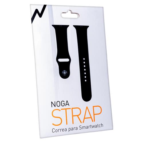 NOGA NET MALLA PARA PULSERA SMART GOMA NEGRA - NOGANET - NG-STRAP 05