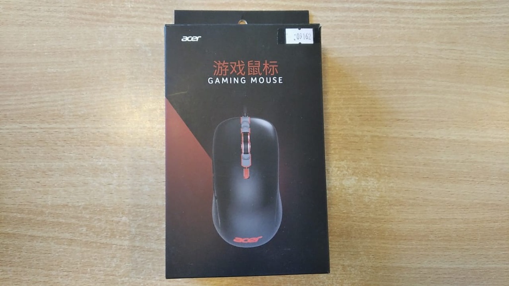 ACER MOUSE ACER GAMMER OMW940 USB BLACK - 6 BOTONES - 6400 DPI - CABLE TELA