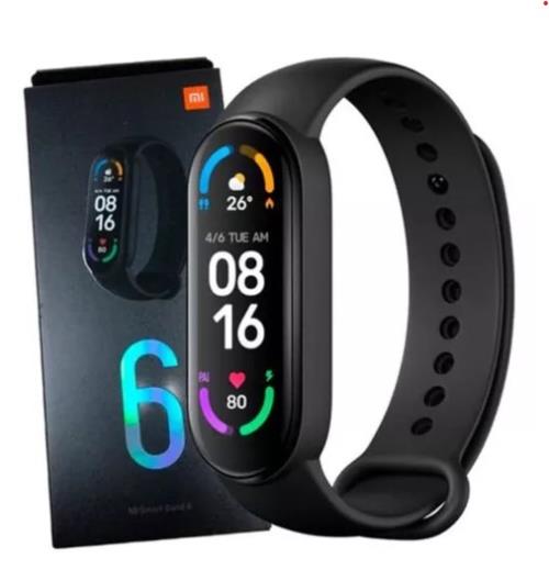 XIAOMI RELOJ SMART WATCH XIAOMI MI BAND 6 SPORT BLACK - OUTLET - BATERIA AGOTADA