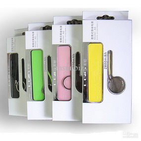 PCT CARGADOR PORTABLE POWER BANK 2600MA NEGRO