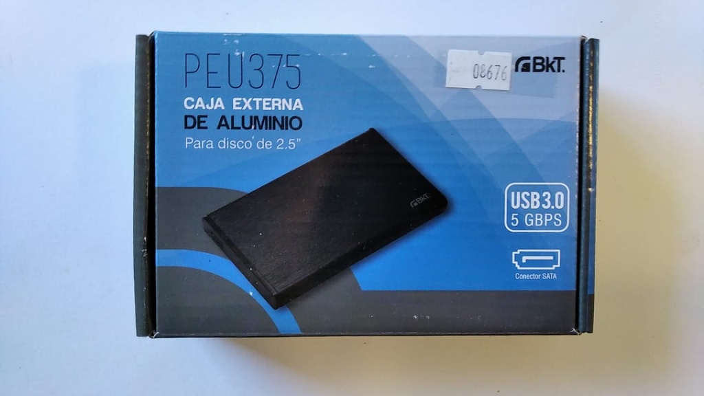 BKT SATA BOX USB 3.0 2.5" BKT PEU375 3.0  SSD/HDD ALUMINIO + FUNDA