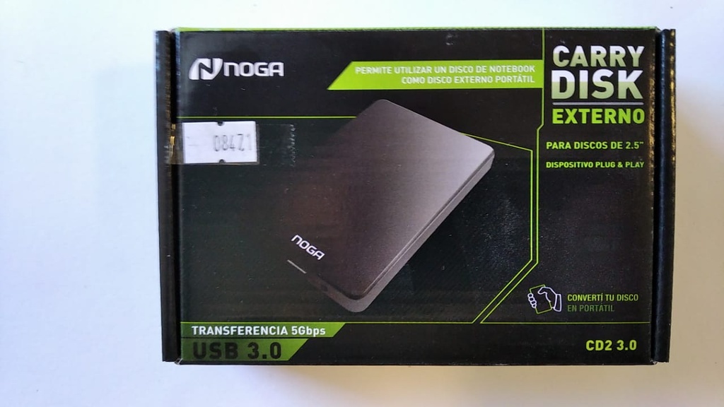 NOGA NET SATA BOX USB 3.0 2.5" NOGANET CD2 3.0  SSD/HDD PLASTICO