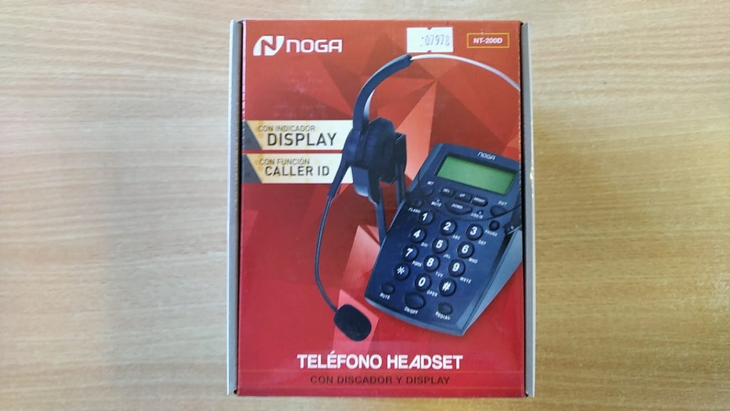 NOGA NET TELEFONO NOGATEL NT-200D CABEZAL CON DISCADOR - DISPLAY