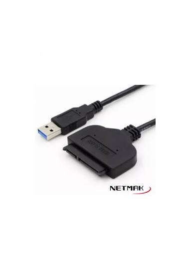NETMAK ADAPTADOR USB 3.0 A SATA III 2.5 (DISCO SSD) NM-SATA3
