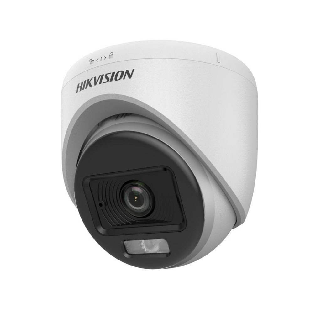 CAMARA HIKVISION ANALOGICA DE 2MP, DOMO, AUDIO BIDIRECCIONAL, IP67, 40MTS IR, 40MTS LUZ BLANCA.