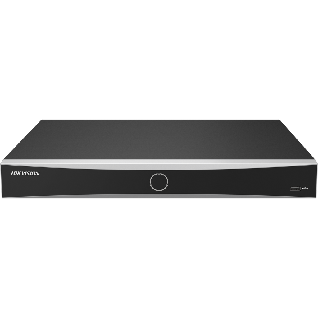 NVR ACUSEEK 16CH, SOPORTA 2 DISCOS DE 16TB CADA UNO, 4 ENTRADAS DE ALARMA Y 1 SALIDA.