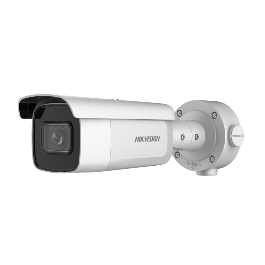 CAMARA IP HIKVISION 4MP VARIFOCAL, BULLET, IR 60M, LENTE 2,8 A 12, IP67, IK10, ACUSENSE, SD, POE.