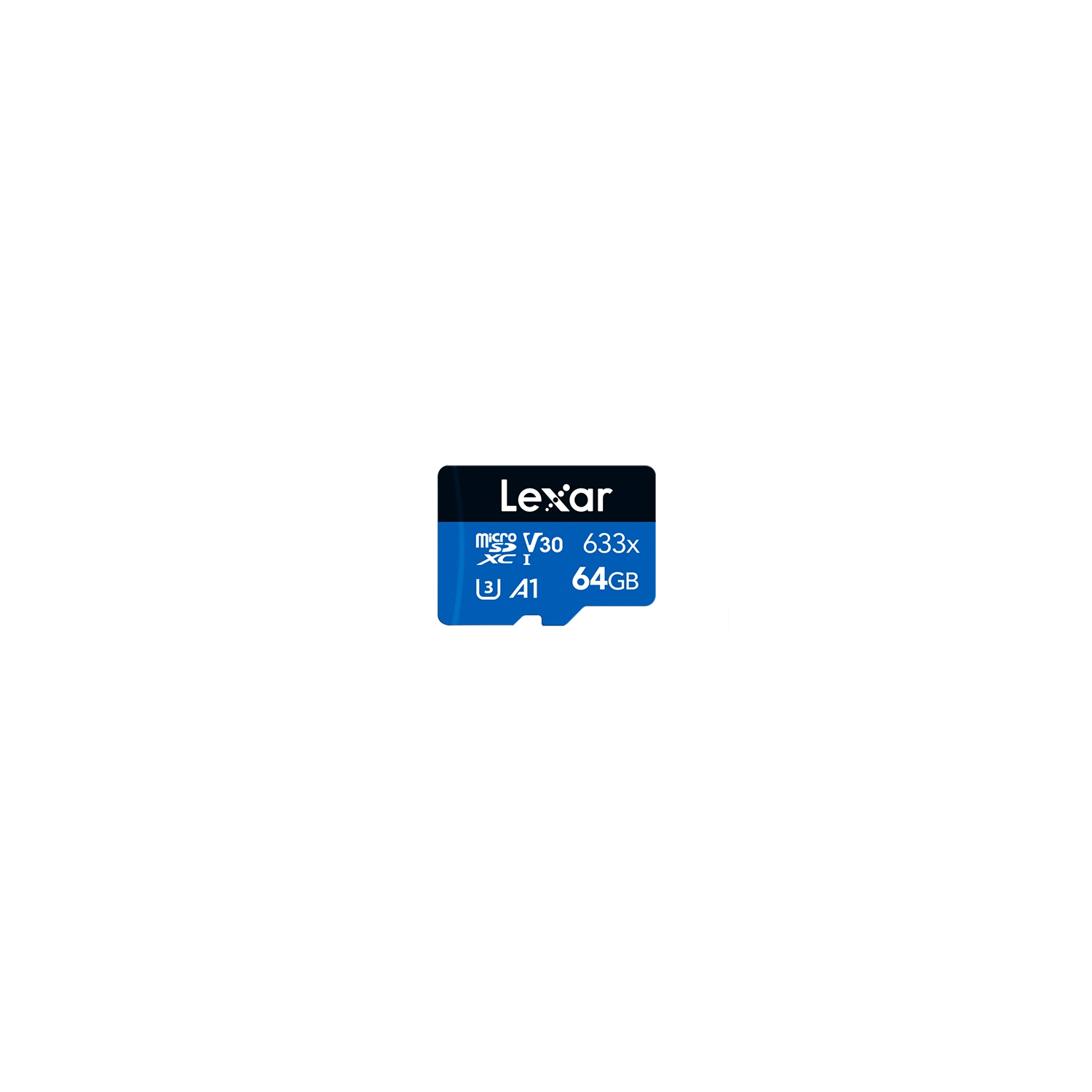 Tarjeta microSDXC Lexar  633x 64GB UHS-I C10 sin adaptador