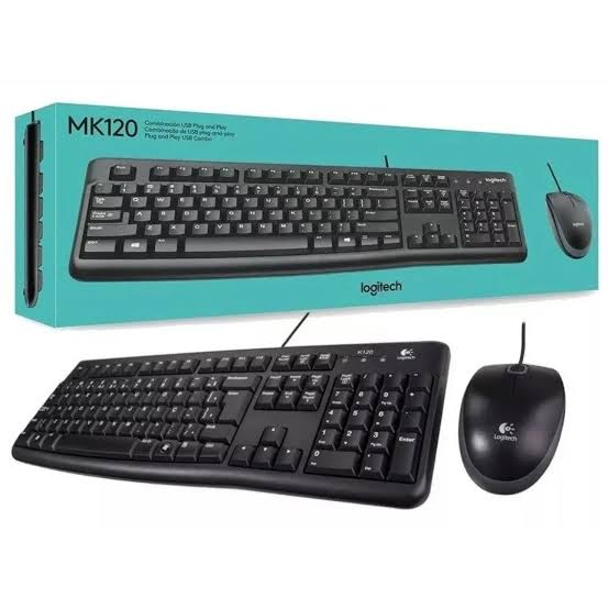 COMBO TECLADO + MOUSE LOGITECH MK120