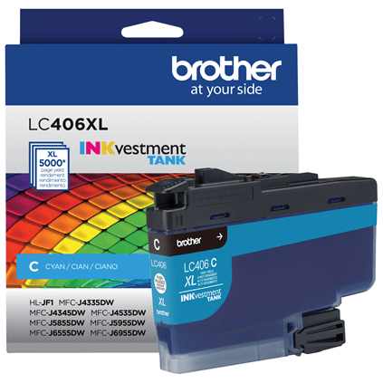 CARTUCHO BROTHER LC-406XL 5,000 PAG (CYAN)