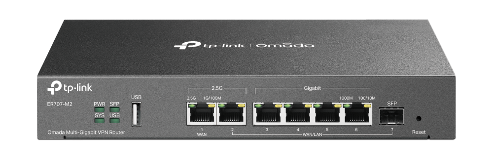 ROUTER 6P TP-LINK ER707-M2 GIGA VPN MULTI WAN