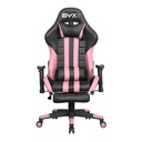 SILLA GAMER SYX CH-059 PK ROSA NEGRO