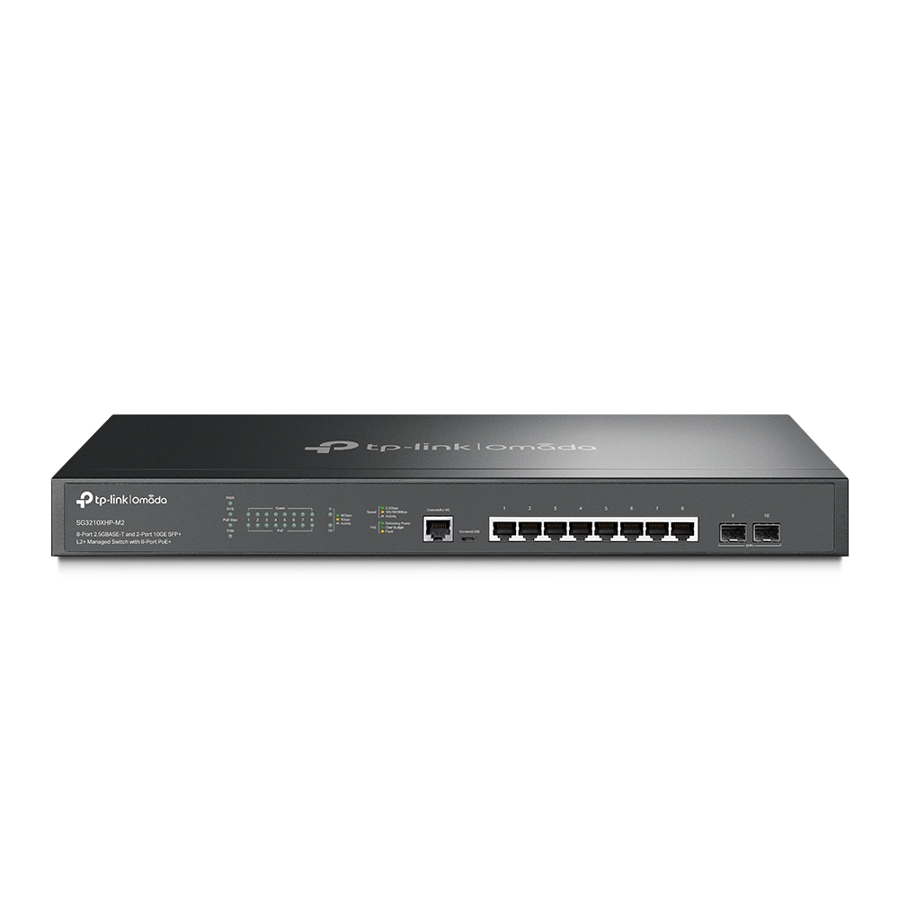 SWITCH 8P TP-LINK OMADA SG3210XHP-M2 AD. 2 SFP POE