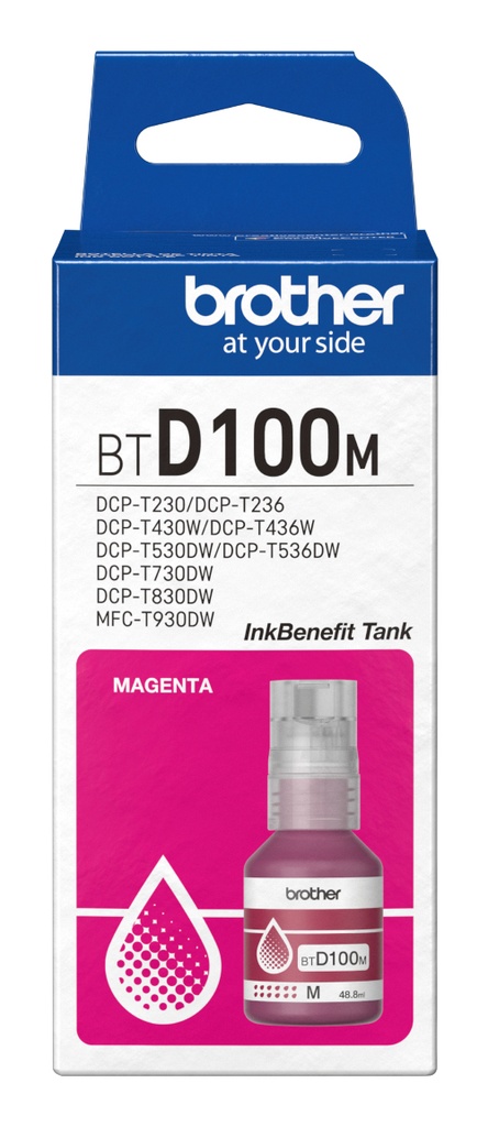 BOTELLA BROTHER BTD100M 5000 PAG (MAGENTA)