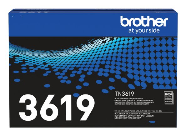 TONER BROTHER TN-3619 XL 25000 PAG (NEGRO)