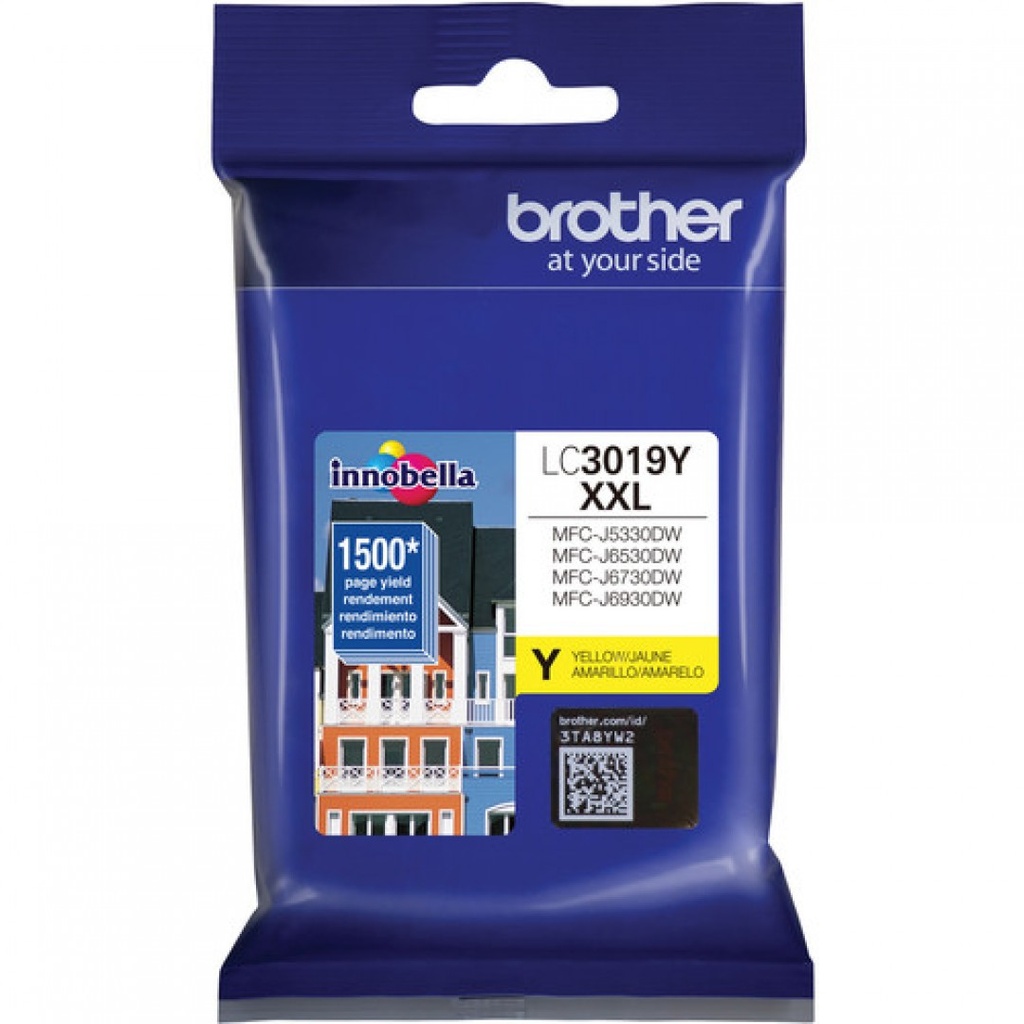 CARTUCHO BROTHER LC-3019 1,500 PAG (AMARILLO)